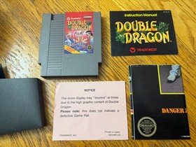 circle seal Double Dragon complete in box nintendo nes game