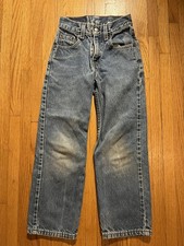 Vintage 90s Levi s 550 jeans relaxed fit slim W22 slim 8 boy size 8