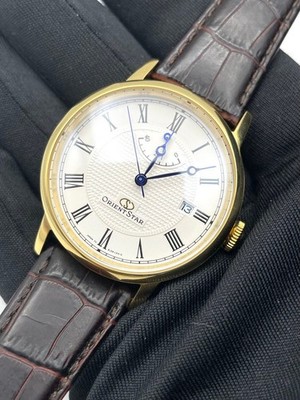 ORIENT STAR EL09-A0-B CA Automatic Power Reserve Gold Dial Watch
