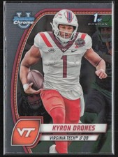 2024 Bowman University Chrome Base Kyron Drones Virginia Tech #119
