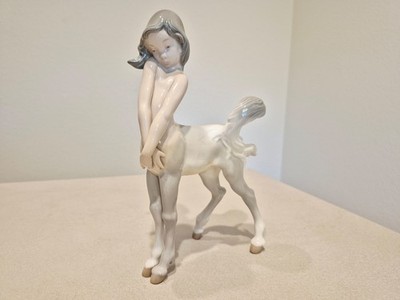Vintage Lladro Centaur Girl #1012 Retired Glazed Mint Condition