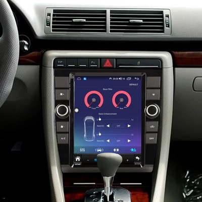 10.4  Tesla Screen Android 14 Car Radio Carplay Stereo GPS For Audi A4 2002-2008