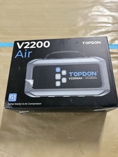 New Topdon 2200 Peak Amp Battery Jump Starter Tire Inflator V2200air Compressor New Topdon 2200 Peak Amp Battery Jump Starter Tire Inflator V2200air Compressor