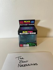 NeeDoh Nice Cube Glitter Glow BLUE, Authentic USA Seller, In Hand, Ships Fast