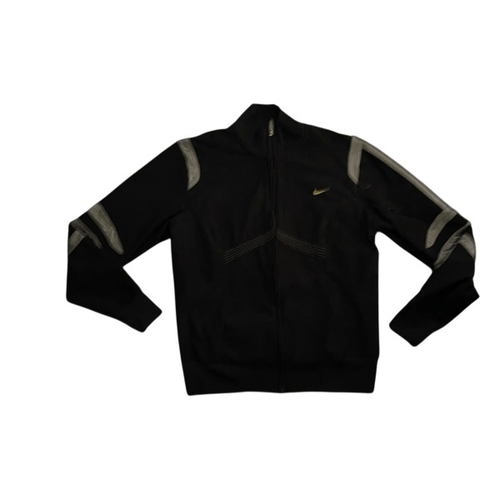 NIKE EMBROIDERED GRAPHIC TRACK JACKET YOUTH SIZE LARGE 12-14 BLACK ...