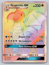 Pokemon - Dragonite GX Rainbow - 248/236 - Unified Minds - NM on eBay