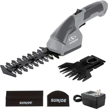 Sun Joe HJ604C Cordless Grass Shear/Shrubber Handheld Trimmer 7.2V (Refurbished)