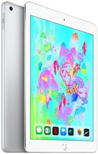 Apple iPad 6 2018 , 9.7-inch, 128GB, WIFI  4G Unlocked All Carriers - Silver