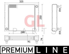 F�R BMW 5 F10/F11 2009-2017 Wasserk�hler Motork�hlung 17112284276 Neu