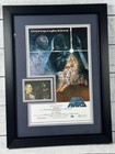 Peter Cushing Autograph Custom Framed Photo with Star Wars P
