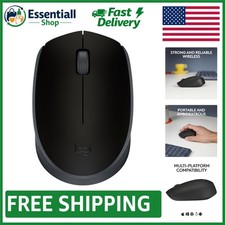 Logitech M170 Wireless Mouse: 2.4 GHz USB, 12- Battery, Ambidextrous Design