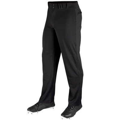 CHAMPRO OPEN BOTTOM RELAXED FIT YOUTH SIZES BASEBALL PANTS BLACK BP4UYB