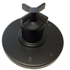 NEW Signature Hardware Vassor Pressure Balance Shower Valve Trim Matte Black