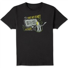 Image of Beetlejuice The Ghost With The Most T-Shirt Adults | Official Licensed | Black