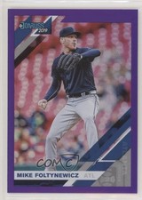 2019 Panini Donruss Holo Purple Mike Foltynewicz #135 1b7