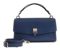 Guess Patsie Top Handle Flap Bag UmhäNgetasche Tasche Navy Dunkelblau Neu