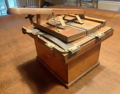 Antique Wooden Film Contact Printer Light Box |Working | Vintage Darkroom
