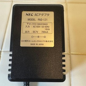 NEC PC Engine GT PI-TG6 TV Tuner AC Adapter Faulty A3721