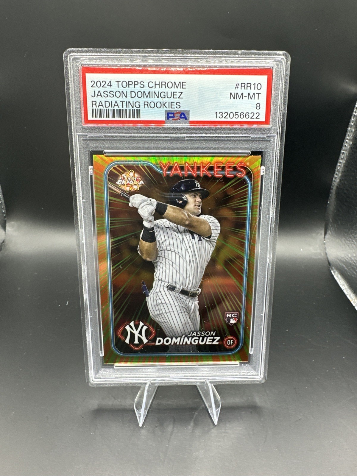 2024 Topps Chrome - Radiating Rookies Jasson Dominguez #RR-10 (RC) SP