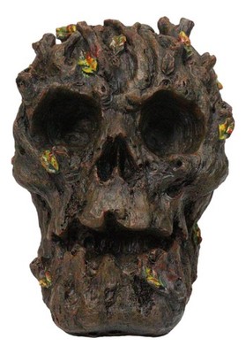 Halloween Ossuary Haunted Gothic Deadwood Tree Ent Skull Figurine 6''L