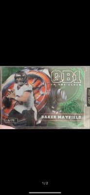 Wild Card QB1 On The Clock - Baker Mayfield Buccaneers #6/20 /20 Football