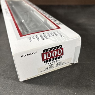 35251 B&O 1905 PROTO 1000 HO SCALE BUDD RDC LOCOMOTIVE NEW OPEN BOX BALTIMORE