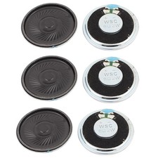 6pcs 2W 40mm Diameter 8 Ohm Internal Mini Magnet Speaker Loudspeaker