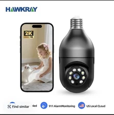 WiFi Solar Security Camera Outdoor, 360°PTZ Camera 1080P Full Color Night Vision