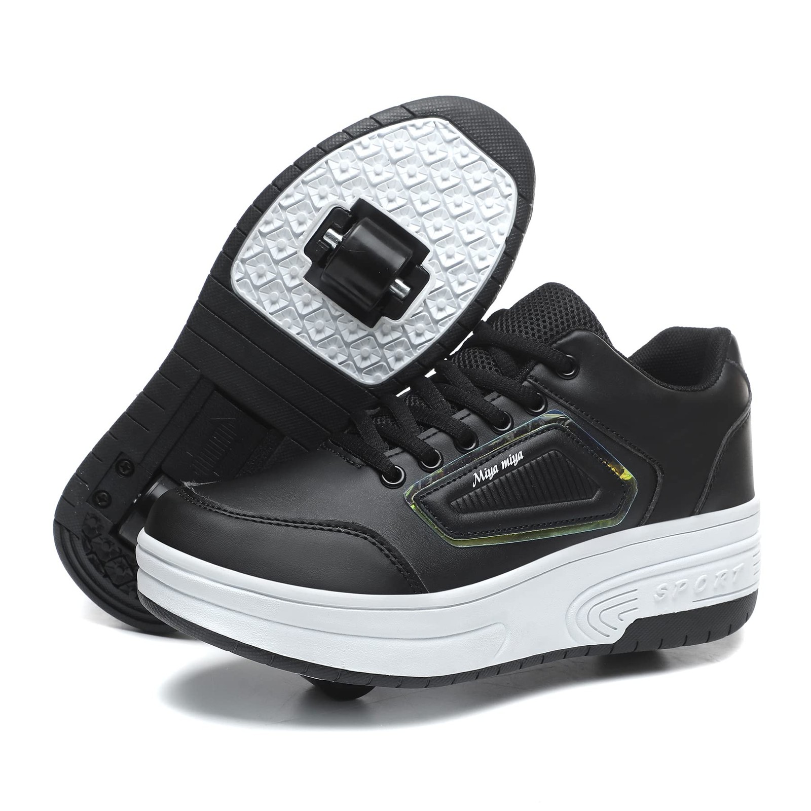 Chaussures à roulettes enfants anti-choc pour multisports et gymnastique