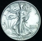 BU 1941-S 50C Walking Liberty Silver Half Dollar AU/BU ~ 25373