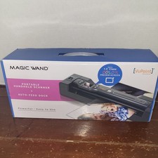 Vupoint Magic Wand Portable Handheld Scanner + Auto-Feed Dock New Open Box