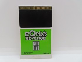 TURBOGRAFX 16 HuCard Bonk's Revenge / Manual Tested