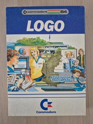   Commodore C64 / C128   Buch und Diskette LOGO  