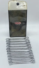 Vintage Craftsman USA SAE Combination Ignition 10 pc Wrench Set 9-43441