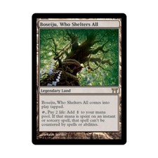 WOTC MtG Champions of Kamigawa Boseiju, Who Shelters All (R) NM