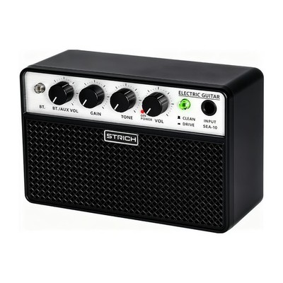 2 x 5 W Mini Guitar Amp - Portable, Rechargeable Electric Guitar Practice Amp...