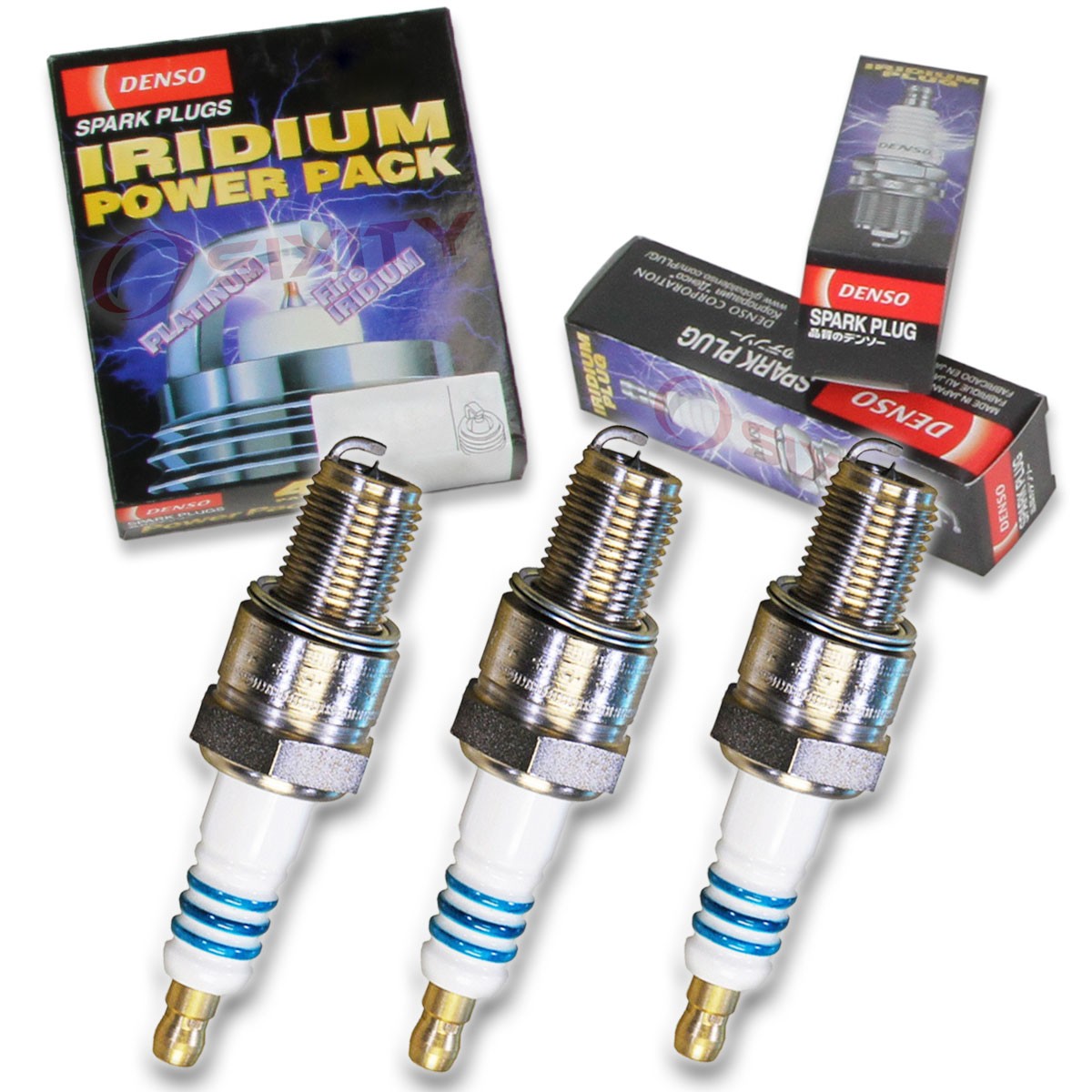 3 pc Denso Iridium Power Spark Plug for Ski-Doo Grand Touring 700 1998-2000 ea