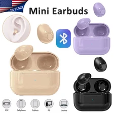 Mini Earbuds Invisible Sleep Headphone Small Bluetooth 5.2 Earphones Wireless