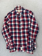 Abercrombie  Fitch Muscle Plaid Long Sleeve Button Down Shirt Men's Medium 