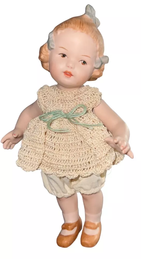 Vintage Bisque Doll 7 girl doll KBH U.S.A.