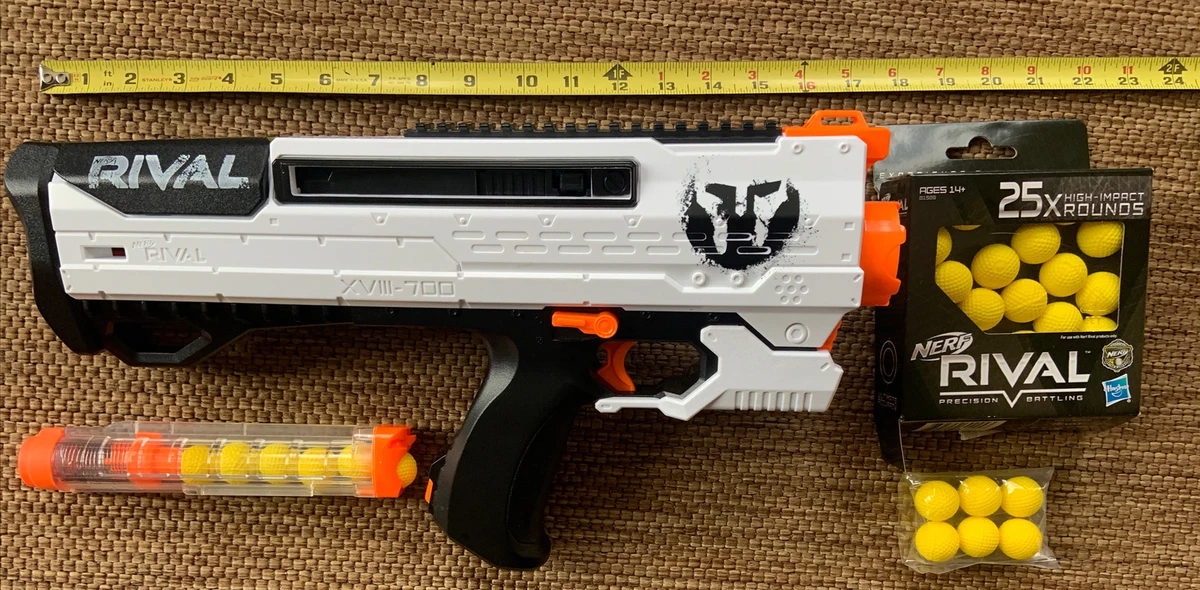 White rival hotsell nerf guns