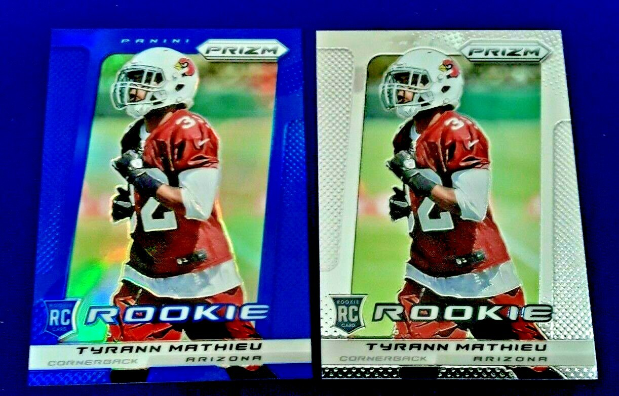 2013 PRIZM BLUE TYRANN MATHIEU  BLUE + RC  2CGT MT #296