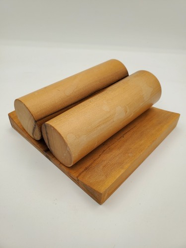 Portacartas de madera australiano David Jackson vintage hecho a mano - RARO - Imagen 3 de 6