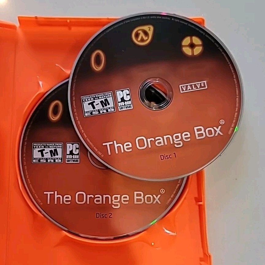 THE ORANGE BOX PC DVD WIN HALF LIFE 2 TEAM EPISODE TWO FORTRESS 2