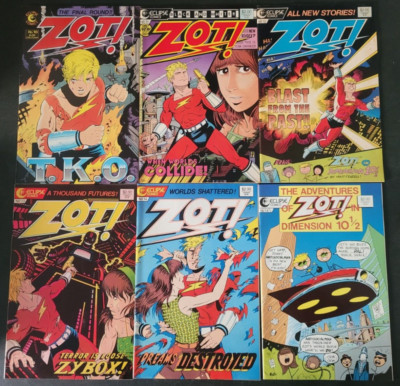 ZOT! SET OF 18 ISSUES (1985) ECLIPSE COMICS FANTASTIC SET SCOTT McCLOUD CLASSICS