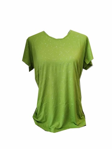 T-shirt Donna verde manica corta Russell con o senza stampa personalizzata  | Alterego Custom shop