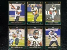 2007 Topps Jacksonville Jaguars Team Set (13)  Factory Set 