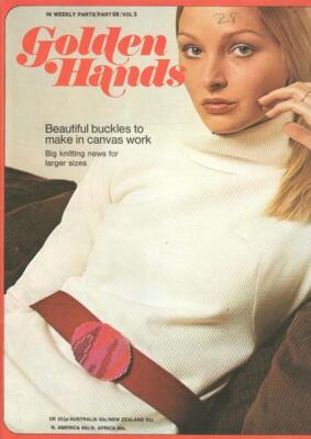 Golden Hands Nr. 68/1972 Vol 5 Beautiful buckles to make in canvas work
