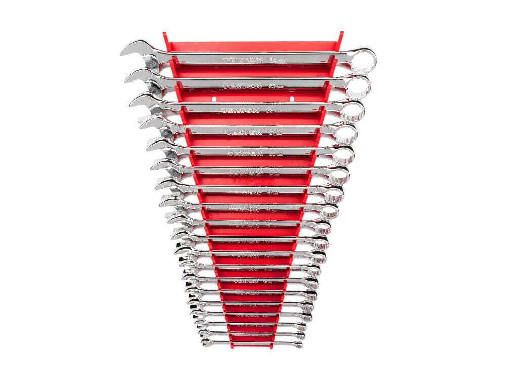 Набор комбинированных гаечных ключей Tekton с рейкой 19 штук 6 - 24 Мм 21690₽