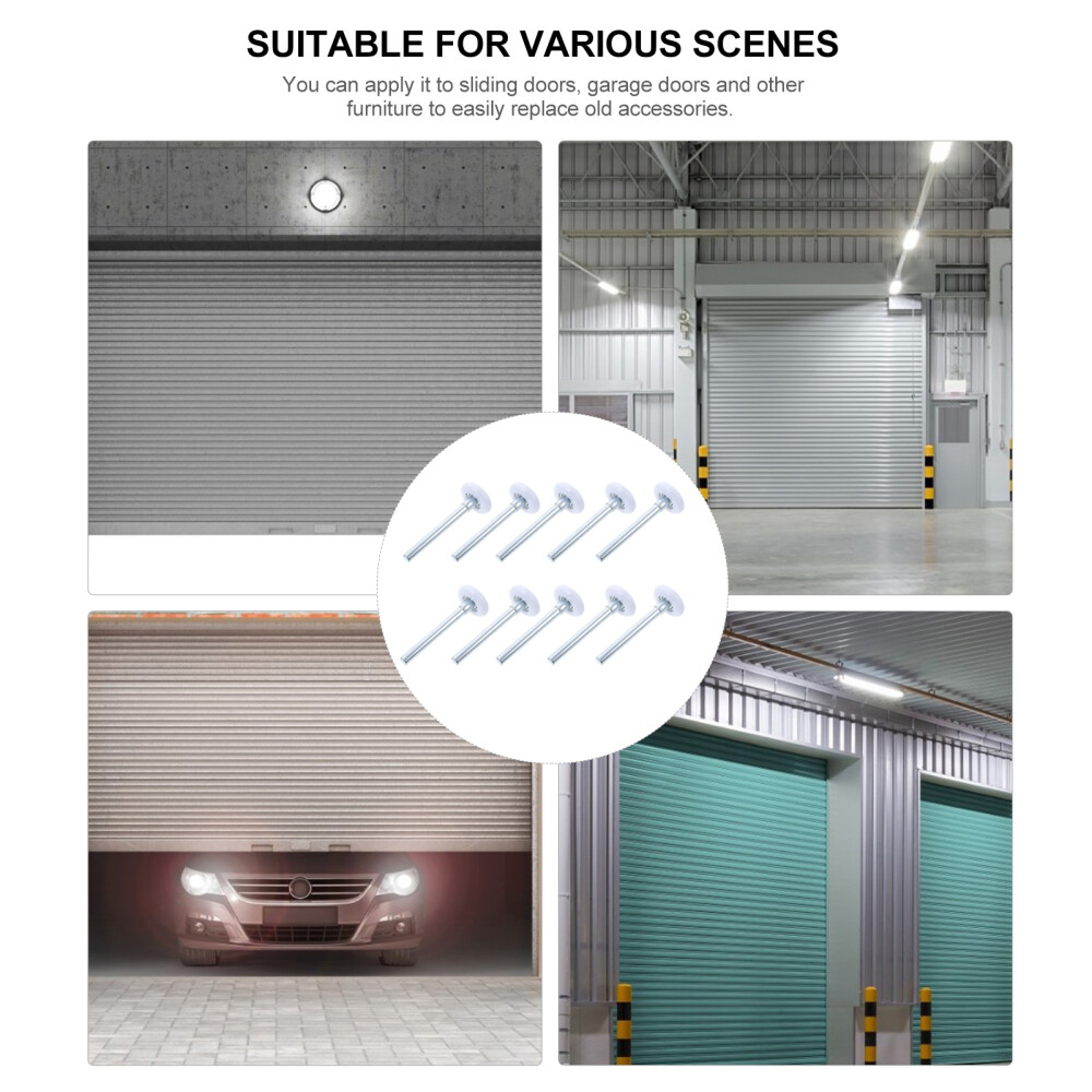 10 Pcs Nylon Pedestal Fairlead Garage Door Guide Wheel Accessories for